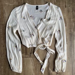 Windsor floral crop top